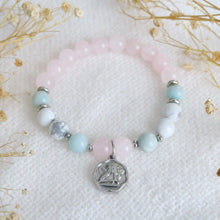 Load image into Gallery viewer, Bracelet Ange Gardien - Quartz rose