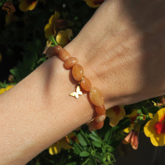 Bracelet Légèreté - Aventurine pêche