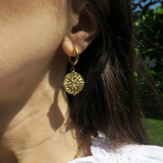 Boucles d'oreilles Suivre le soleil