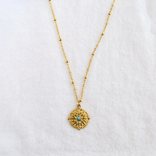 Collier Soleil sacré ~ Création unique