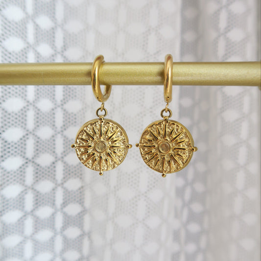 Boucles d'oreilles Suivre le soleil