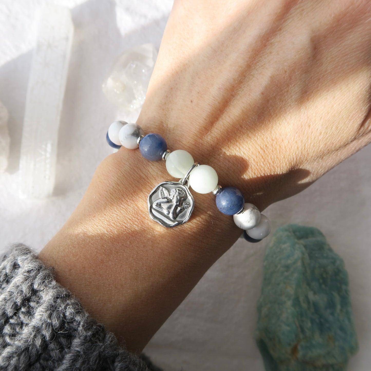 Bracelet Ange Gardien - Amazonite