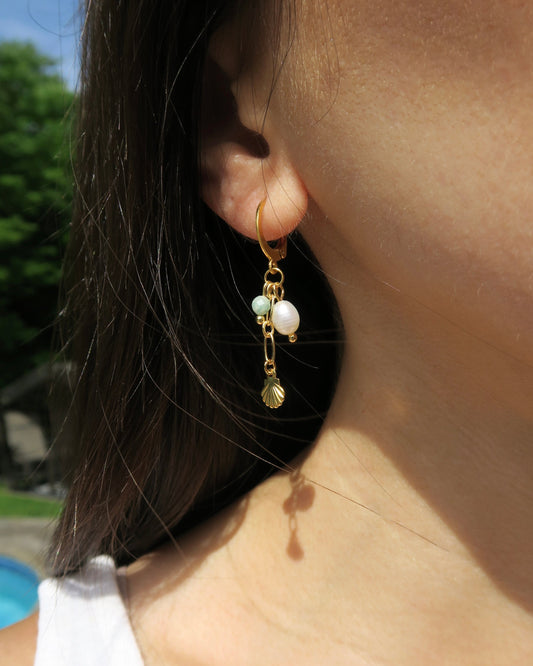 Boucles d'oreilles Trésor de la mer