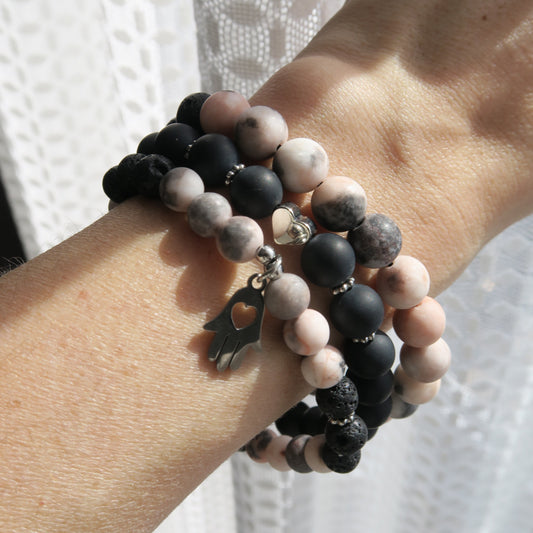 Ensemble de bracelets Douce noirceur