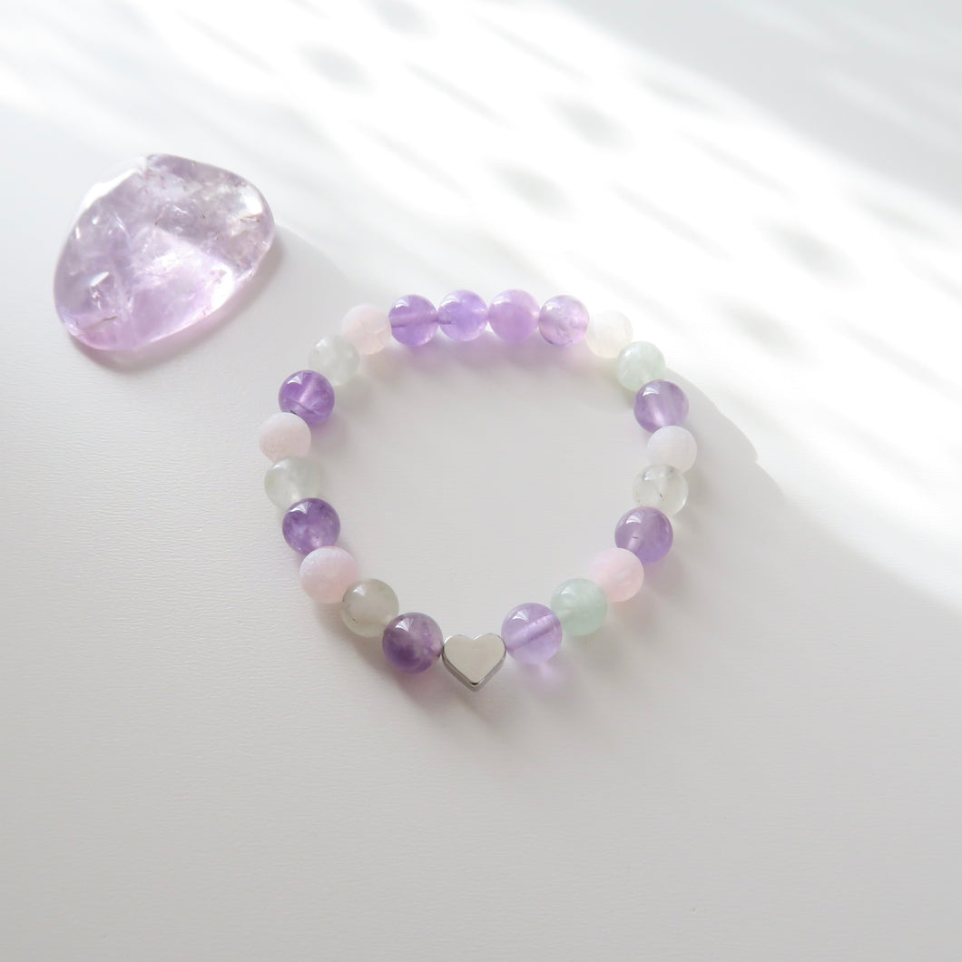 Bracelet enfant fleur Mon trésor