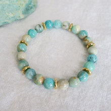 Charger l&#39;image dans la galerie, Bracelet Lagune dorée ~ Création unique
