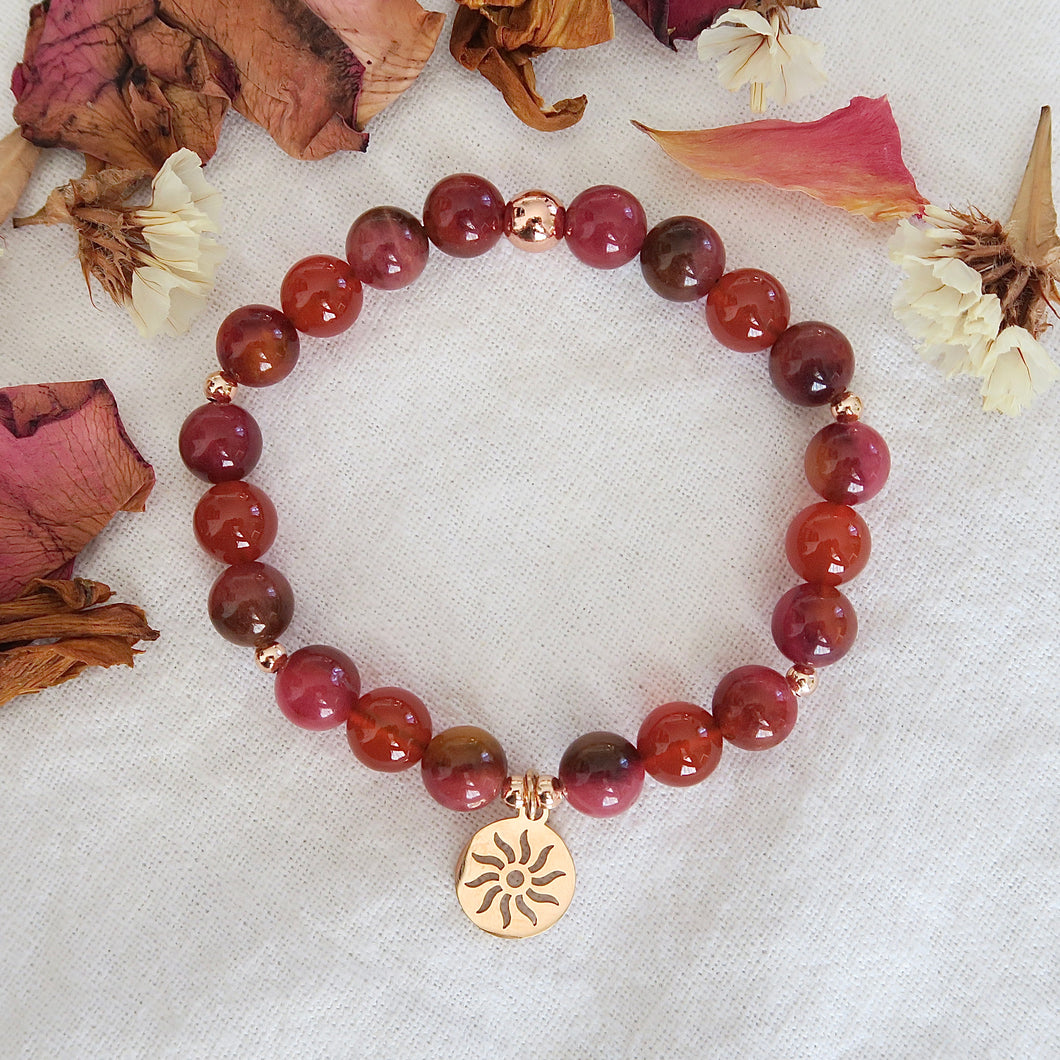 Bracelet Soleil d'automne ~ Création unique
