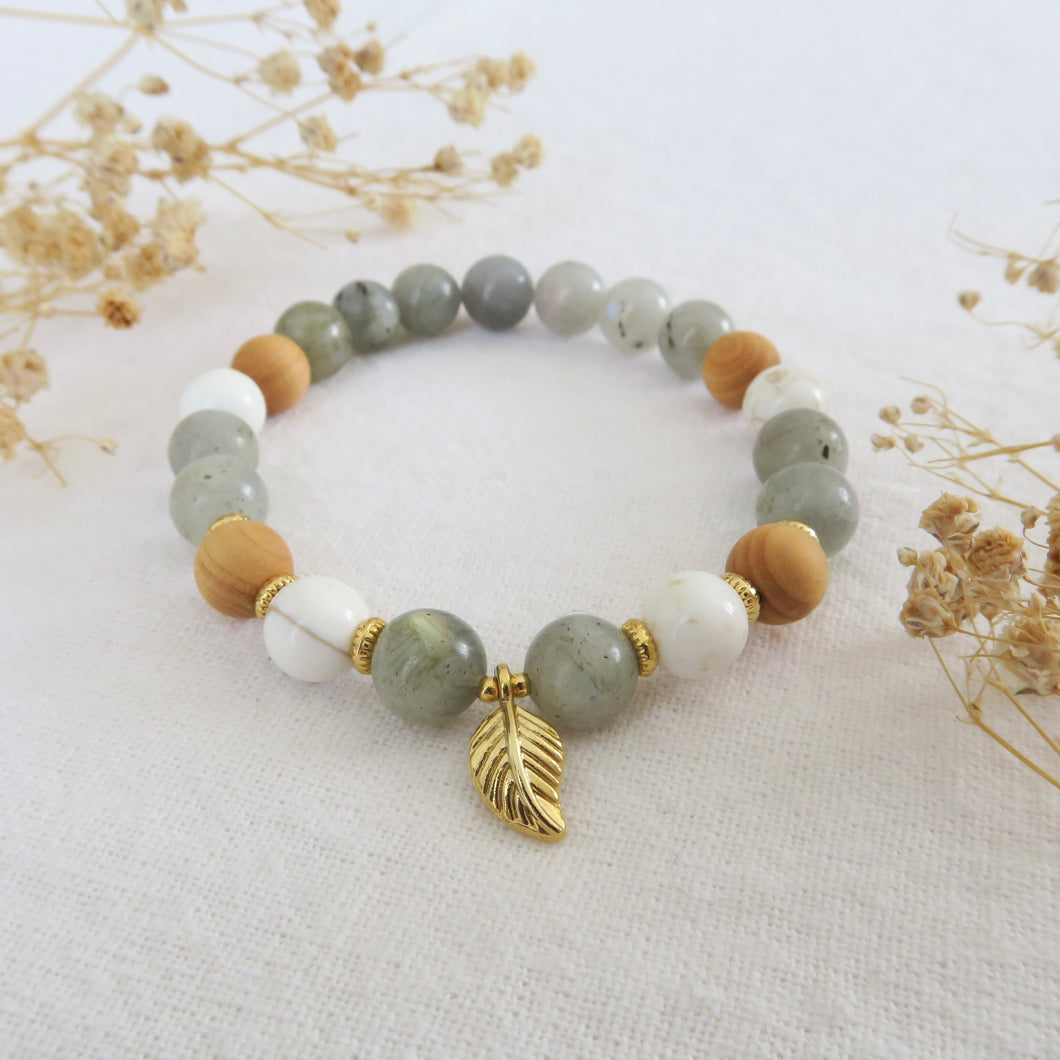 Bracelet Forêt dorée ~ Création unique
