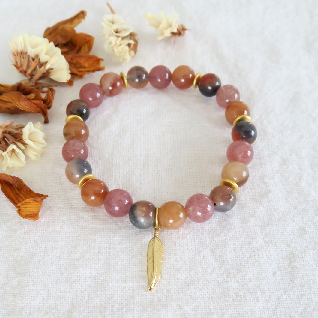 Bracelet Souffle doré ~ Création unique