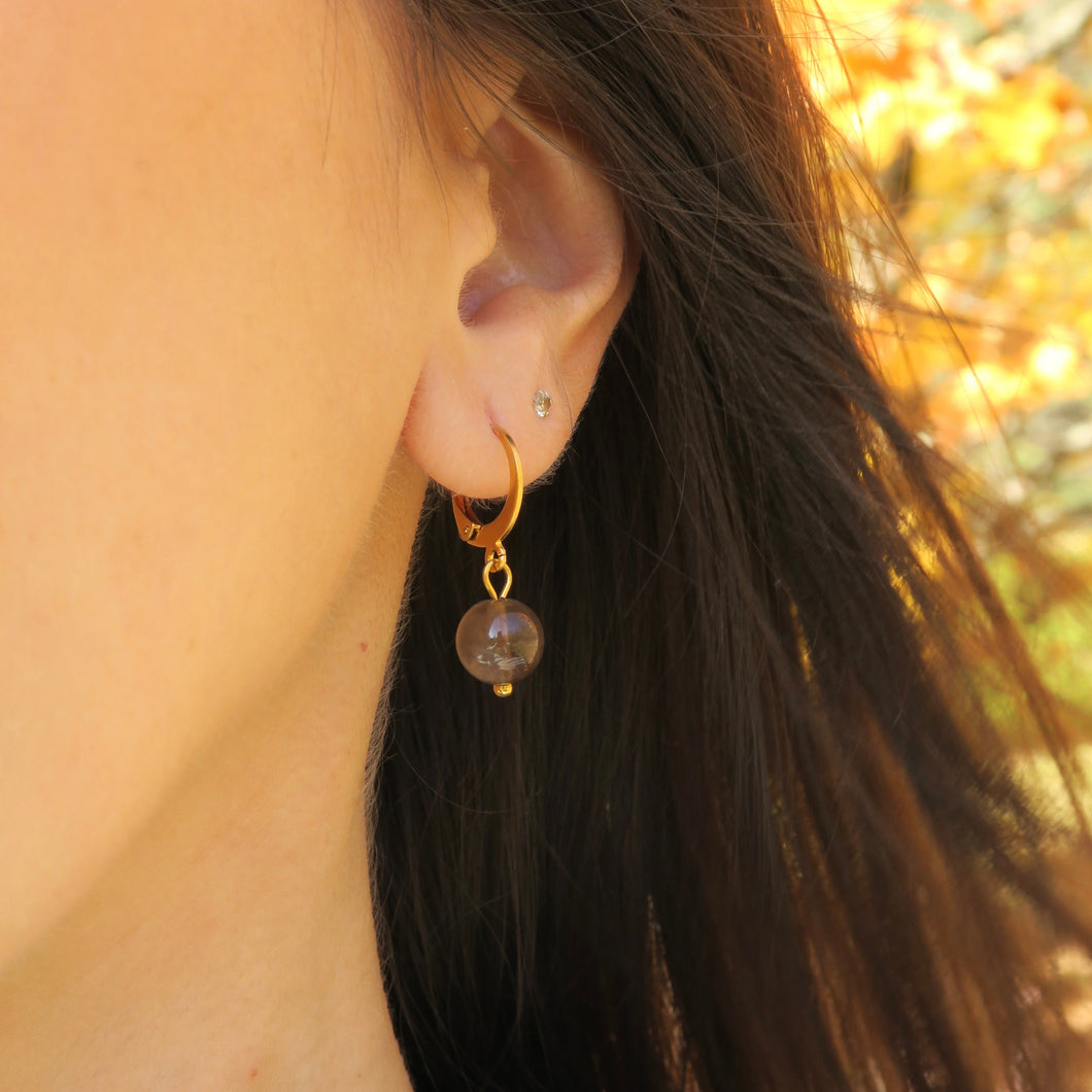 Boucles d'oreilles Purification