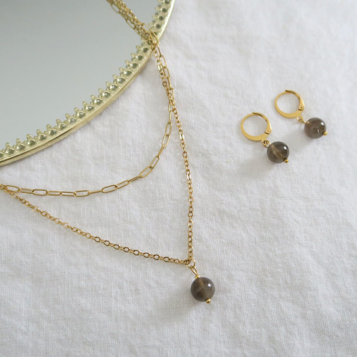 Boucles d'oreilles Purification