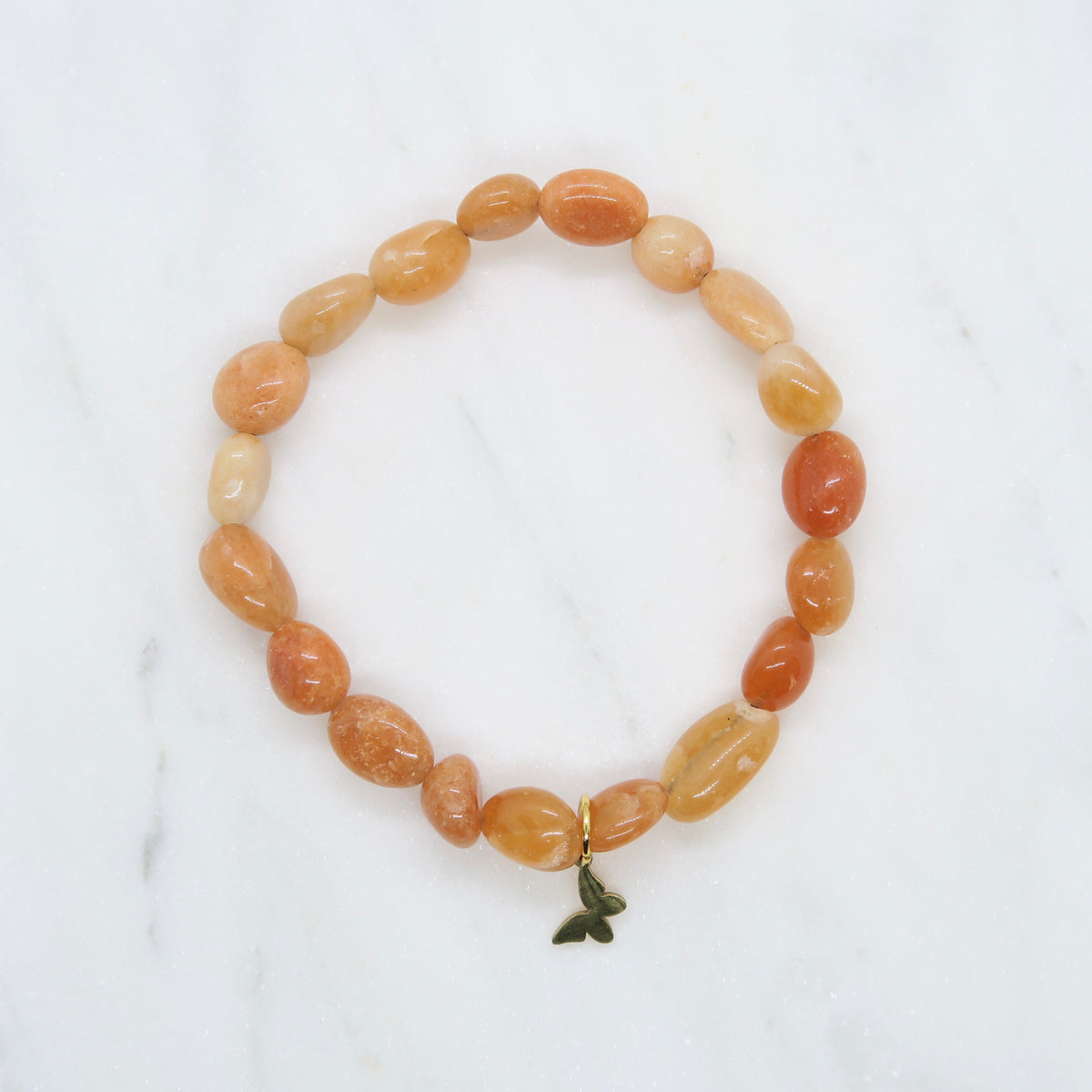 Bracelet Légèreté - Aventurine pêche
