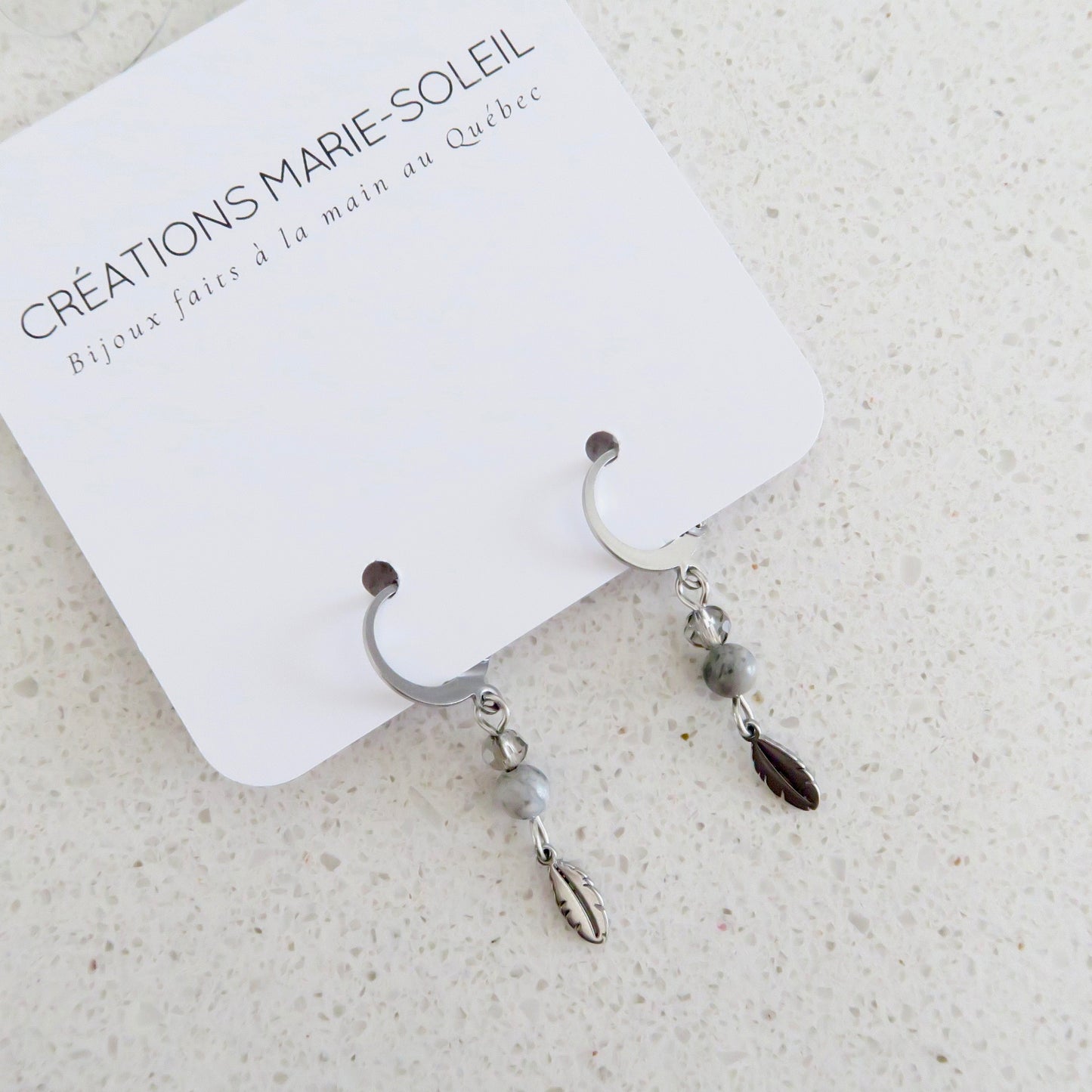 Boucles d'oreilles Affronter sa peur
