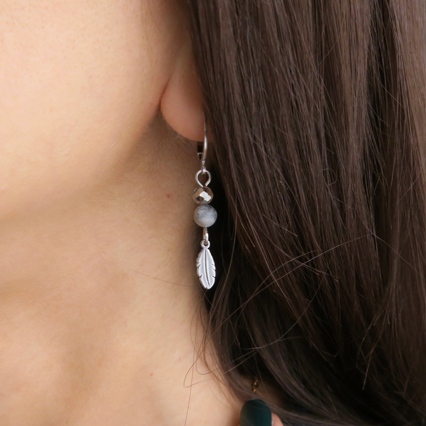 Boucles d'oreilles Affronter sa peur