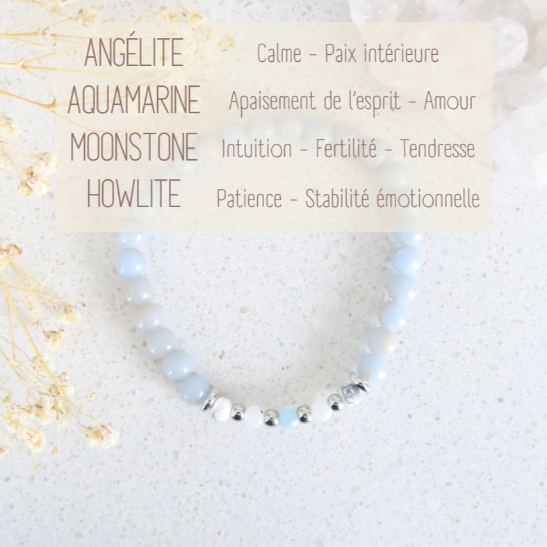 Bracelet Angélite