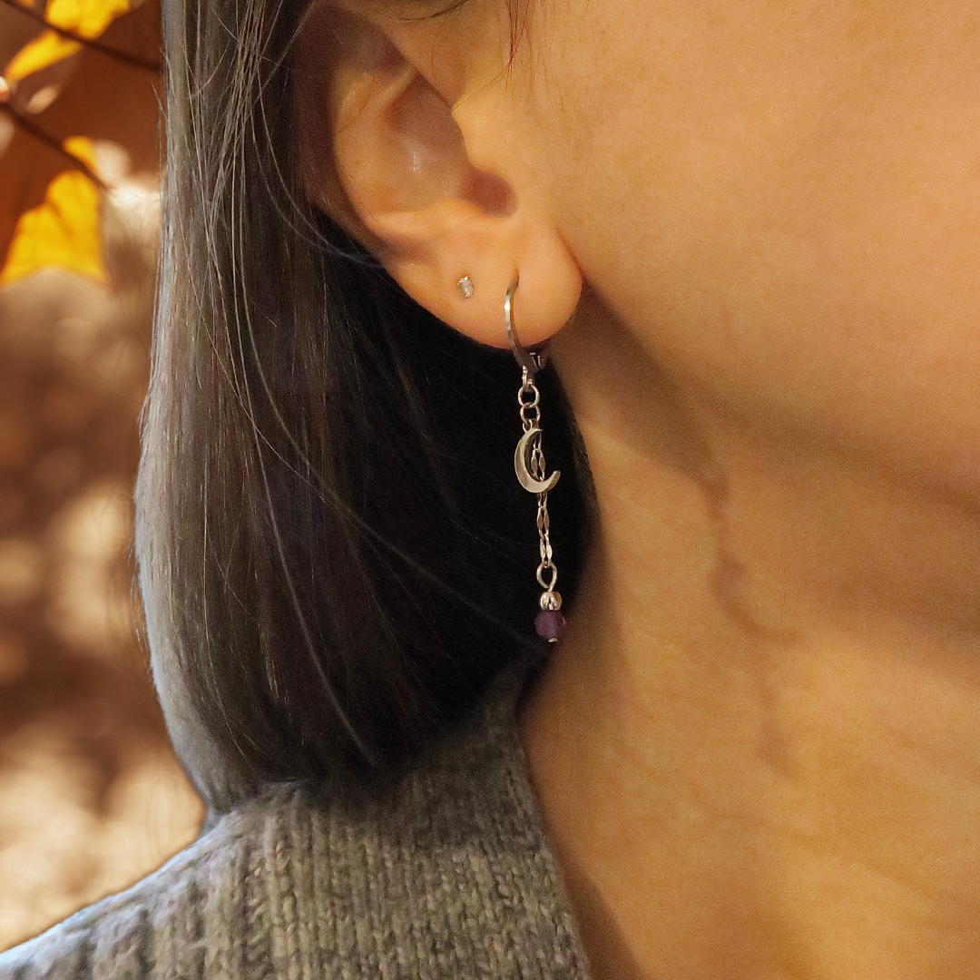Boucles d'oreilles Cycle intuitif