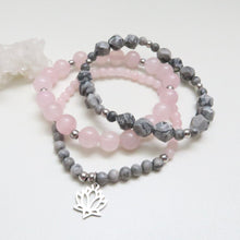 Load image into Gallery viewer, Bracelets set Lotus rose
