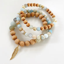 Load image into Gallery viewer, Amazonite bracelets set
